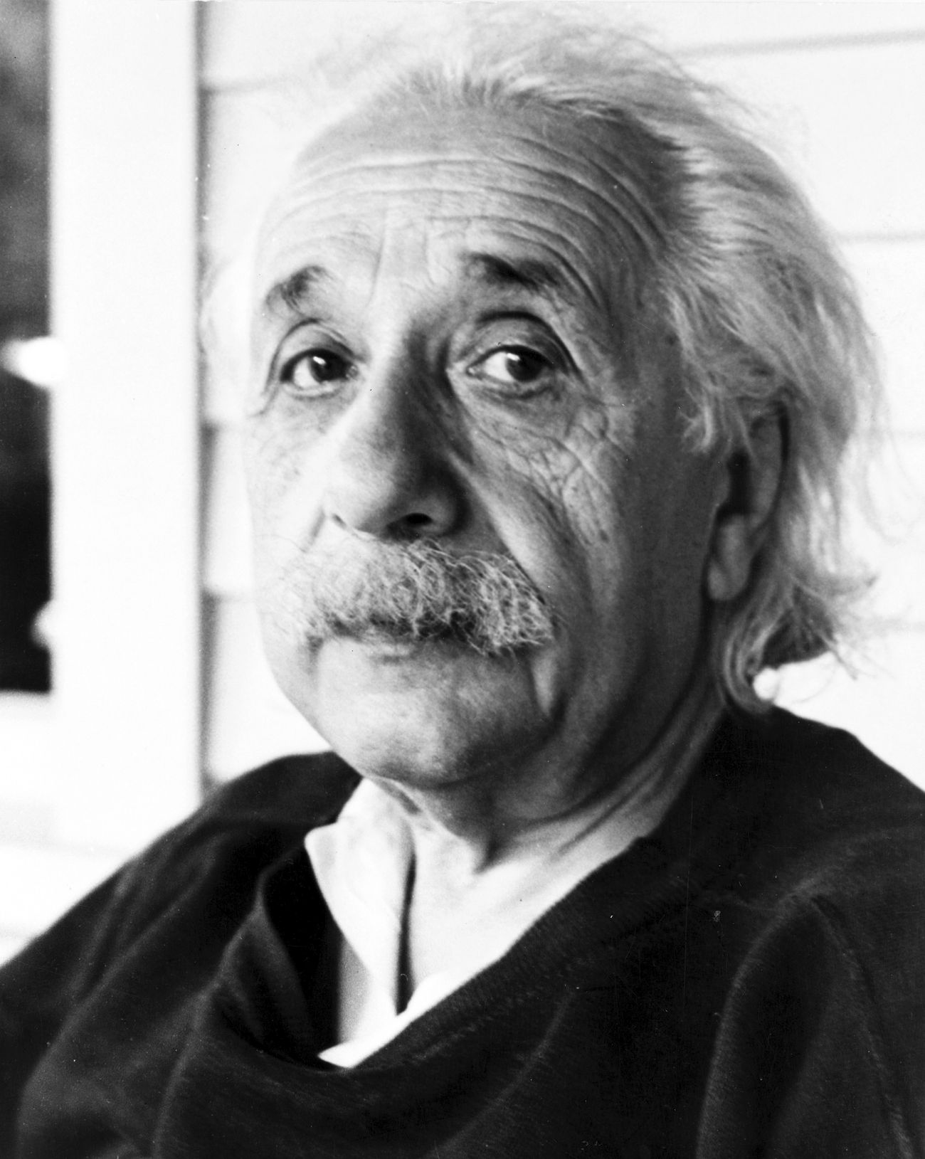 Albert Einstein portrait, famous physicist